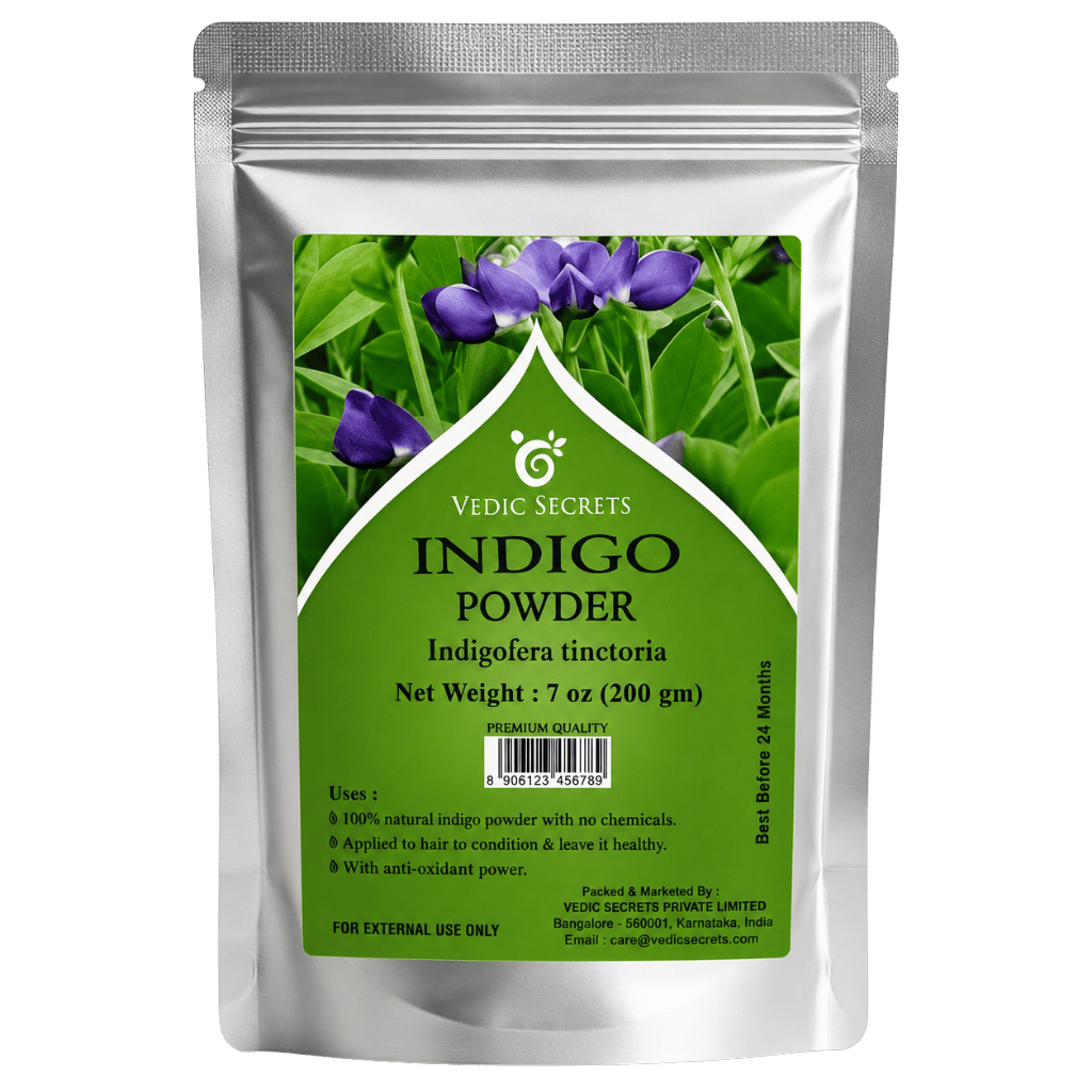 Vedic Secrets Vedic Indigo Powder 200 g buy online USA - 1